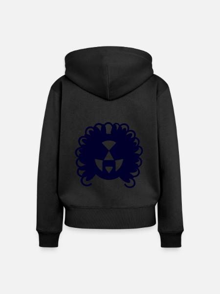 Mein Stil ist einzigartig - Frauen Premium Bio Zip Hoodie - Schwarz