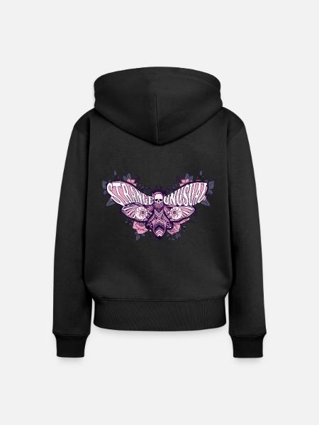 Strange and unusual - Frauen Premium Bio Zip Hoodie - Schwarz