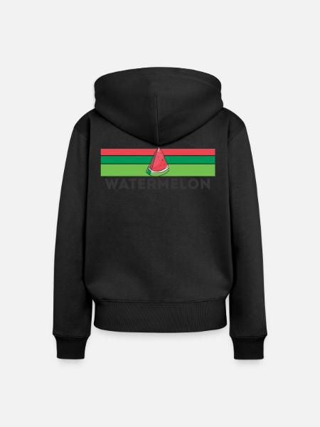 Wassermelone - Frauen Premium Bio Zip Hoodie -