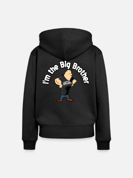 Brother Große Sicherheit - Frauen Premium Bio Zip Hoodie -