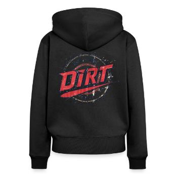 Baseball Men Women Kids Player Pitcher Softball - Frauen Premium Bio Zip Hoodie - Schwarz - Hinten - Julia (174cm)