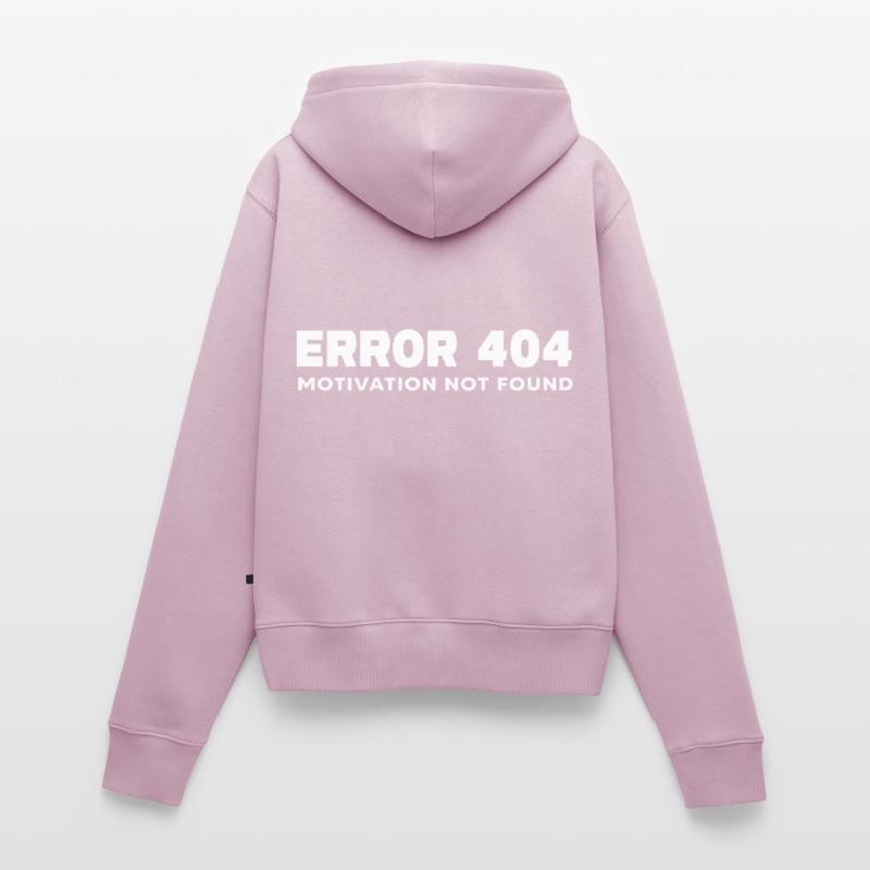 nerd coder server download error 404 Frauen Premium Bio Zip Hoodie