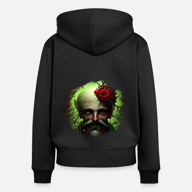 Fantasy - Women's Premium Organic Zip Hoodie - black