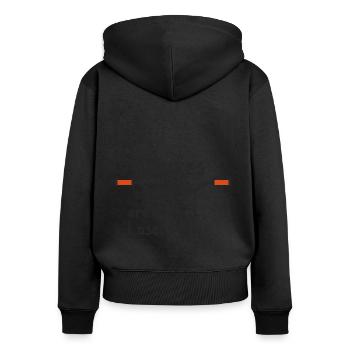 E-Bikes are for losers - Women's Premium Organic Zip Hoodie - black - Back - Julia (174cm)