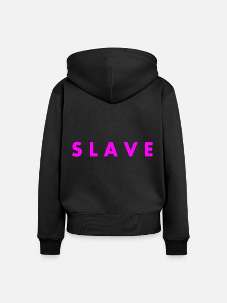 Slave - Frauen Premium Bio Zip Hoodie - Schwarz