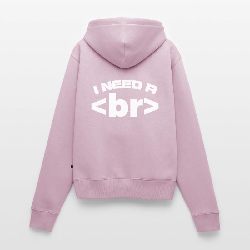 Programmer computer code informatics gift Women's Premium Organic Zip Hoodie