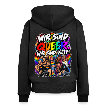 Frauen Premium Bio Zip Hoodie
