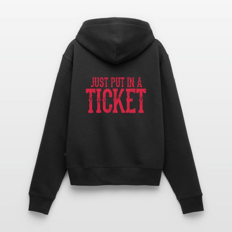 Technischer Support Computer Informatiker Nerd Frauen Premium Bio Zip Hoodie
