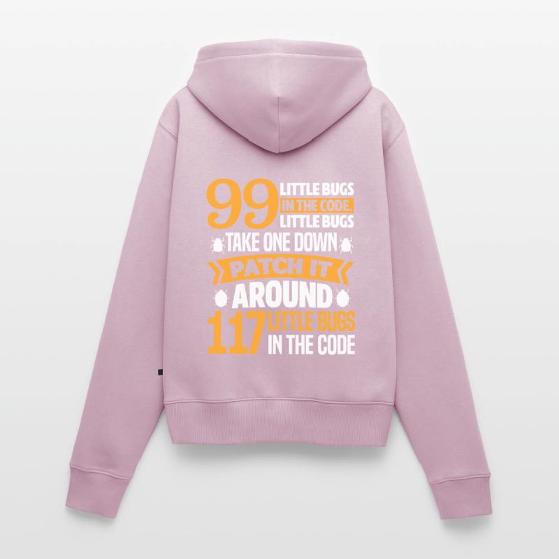 Programmeur code cadeau codeur informatique Sweat à capuche zippé Premium bio Femme