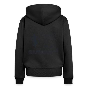 Dancer - Women's Premium Organic Zip Hoodie - black - Back - Julia (174cm)