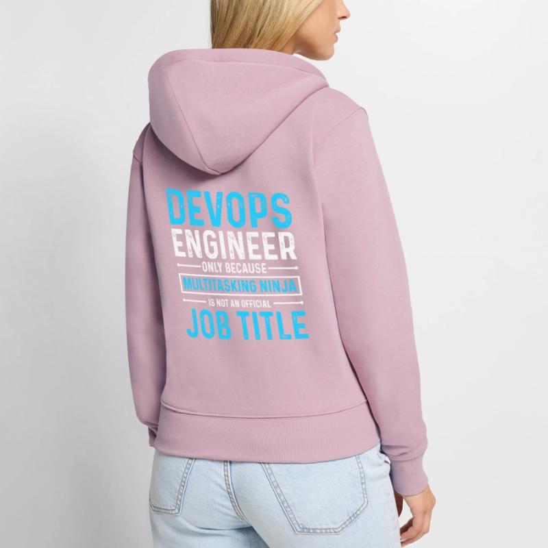 Sys-Admin Developer Devops Engineer Women's Premium Organic Zip Hoodie