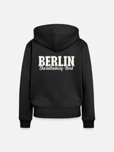 Berlin Charlottenburg-nord - Frauen Premium Bio Zip Hoodie - Schwarz