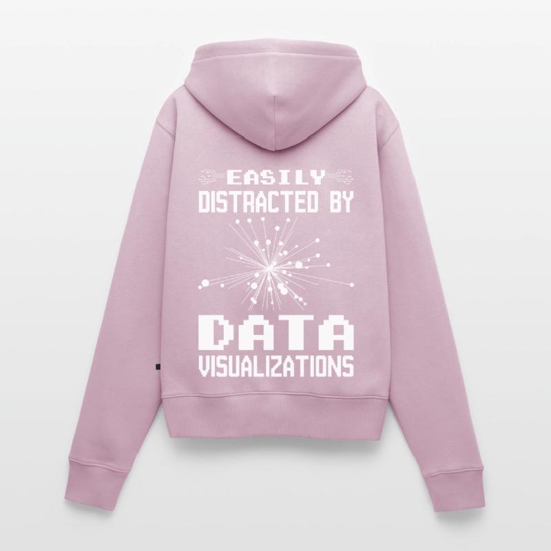 Machine Learning Algorithms AI Data Analyst Women's Premium Organic Zip Hoodie
