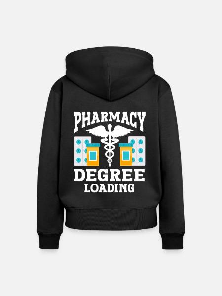 Apotheker Geschenk Apotheke - Frauen Premium Bio Zip Hoodie - Schwarz