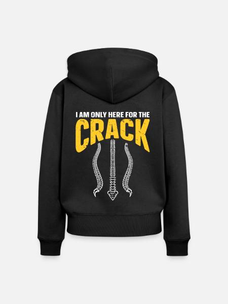 Chiropraktiker Chiropraktik - Frauen Premium Bio Zip Hoodie - Schwarz