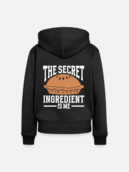 Baking Bakery Baker - Frauen Premium Bio Zip Hoodie - Schwarz