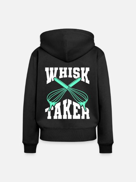 Baking Bakery Baker - Frauen Premium Bio Zip Hoodie - Schwarz