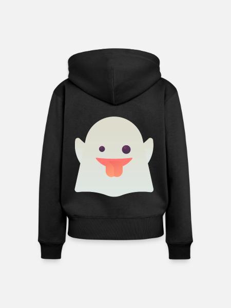 Geister-Baby - Frauen Premium Bio Zip Hoodie - 