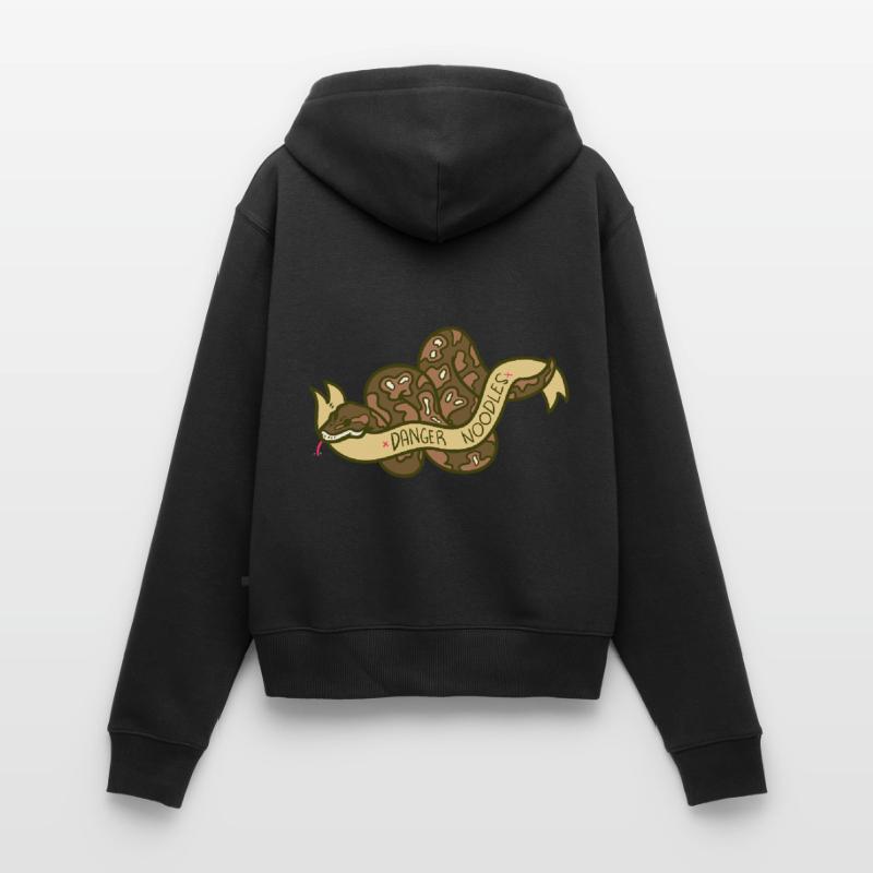 Python Frauen Premium Bio Zip Hoodie