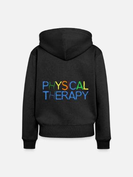 Physiotherapeut - Frauen Premium Bio Zip Hoodie - Schwarz