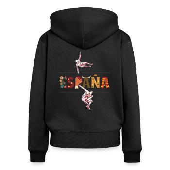 Freerunning Freerunner Obstacle Park Spain - Women's Premium Organic Zip Hoodie - black - Back - Julia (174cm)