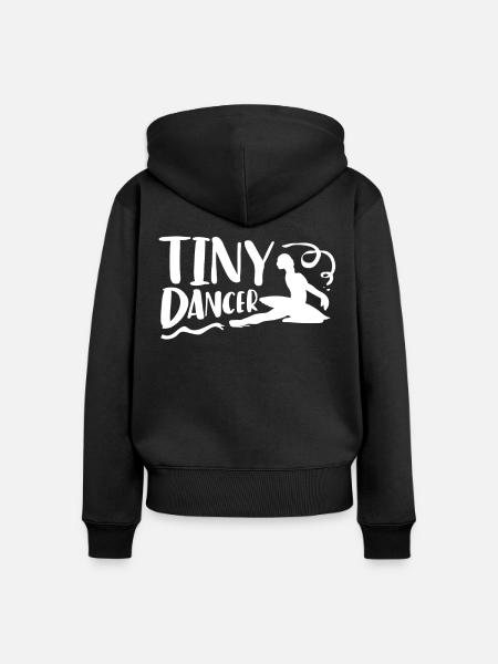 Winziger Tänzer, Balletttanzen - Frauen Premium Bio Zip Hoodie - Schwarz