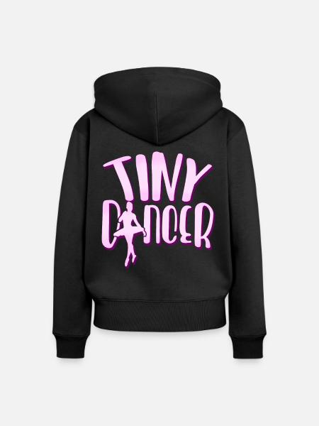 Winziger Tänzer, Balletttanzen - Frauen Premium Bio Zip Hoodie - Schwarz