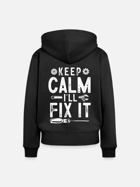 Automechaniker, Mechaniker, Automechaniker - Frauen Premium Bio Zip Hoodie - Schwarz