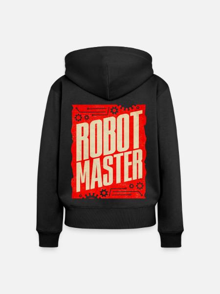Robotik, Robotikingenieur - Frauen Premium Bio Zip Hoodie - Schwarz