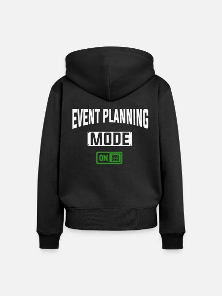 Veranstaltungsplanung, Veranstaltungsplaner - Frauen Premium Bio Zip Hoodie - Schwarz