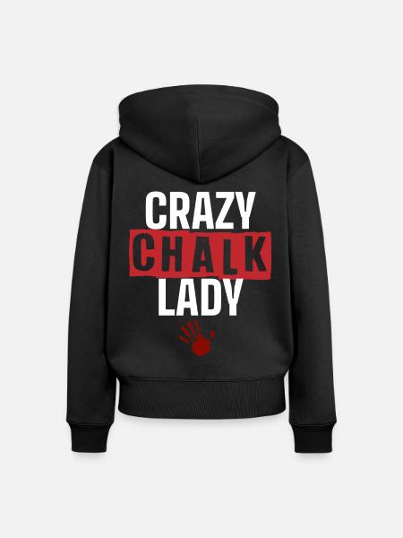 Forensiker Kostüm - Frauen Premium Bio Zip Hoodie - Schwarz