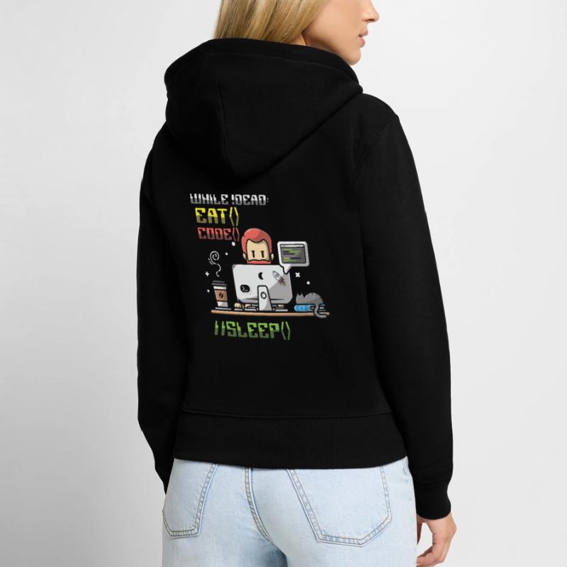 Programmierer,Computerprogrammierer,Witz Frauen Premium Bio Zip Hoodie