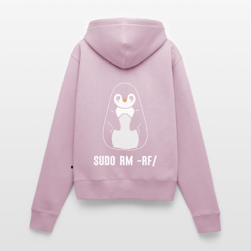 sudo rm rf / Linux Computer Programmer Women's Premium Organic Zip Hoodie