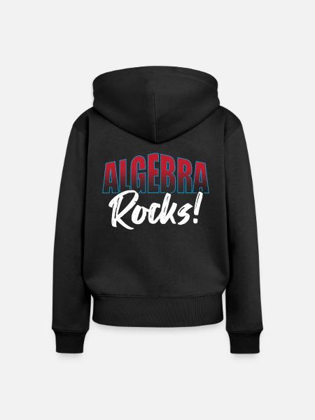 Algebra-Liebhaber Mathematiker Algebra-Lehrer - Frauen Premium Bio Zip Hoodie - Schwarz
