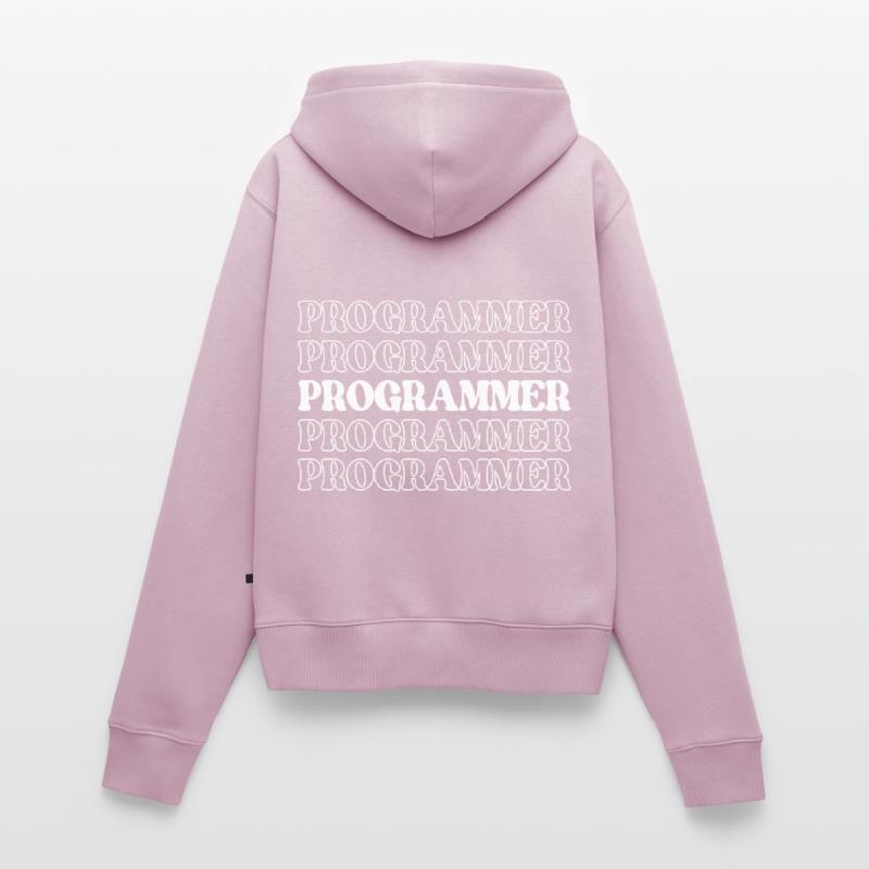 Programmierer, Programmierer, Entwickler, Programmierer, Software-Ingenieur Frauen Premium Bio Zip Hoodie