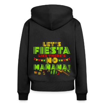 5 De Mayo Viva Mexico Cinco De Mayo Lehrer Geschen - Frauen Premium Bio Zip Hoodie - Schwarz - Hinten - Julia (174cm)