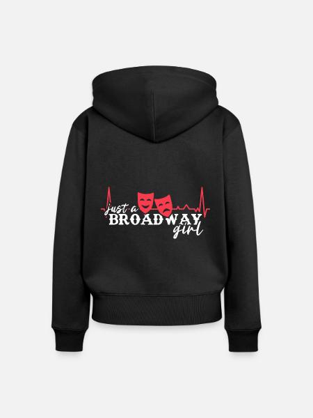 Theater - Frauen Premium Bio Zip Hoodie - Schwarz