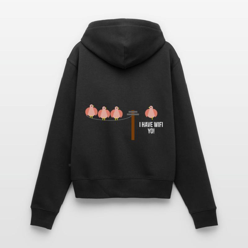 Coder Software Développeur Sweat à capuche zippé Premium bio Femme