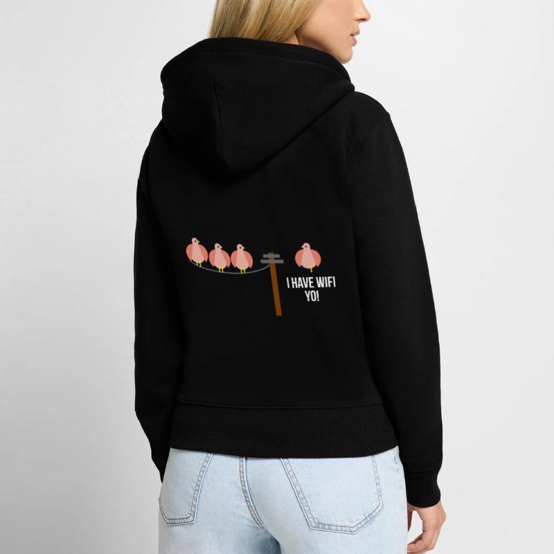 Coder Software Développeur Sweat à capuche zippé Premium bio Femme