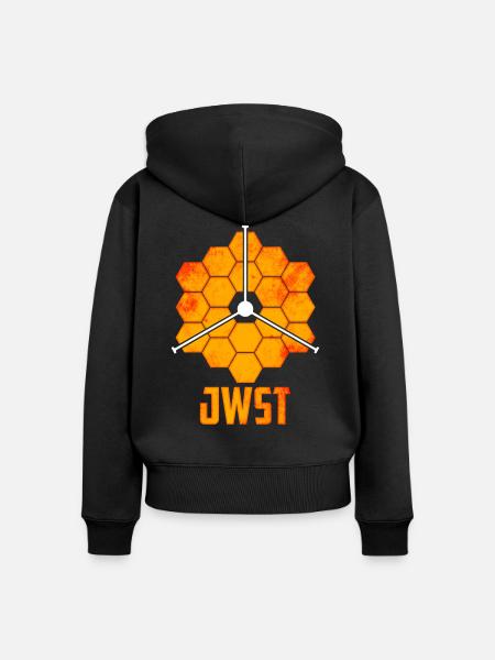 James Webb Weltraum Teleskop - Frauen Premium Bio Zip Hoodie - Schwarz