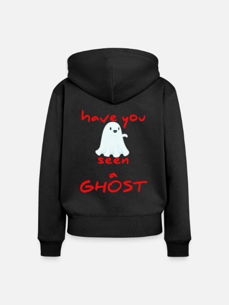 paranormaler grusel Geisterjaeger - Frauen Premium Bio Zip Hoodie - Schwarz