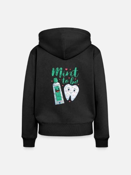 Zahnarzt - Frauen Premium Bio Zip Hoodie - Schwarz