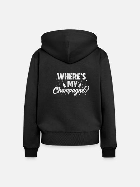 blockedTitle - Frauen Premium Bio Zip Hoodie - Schwarz