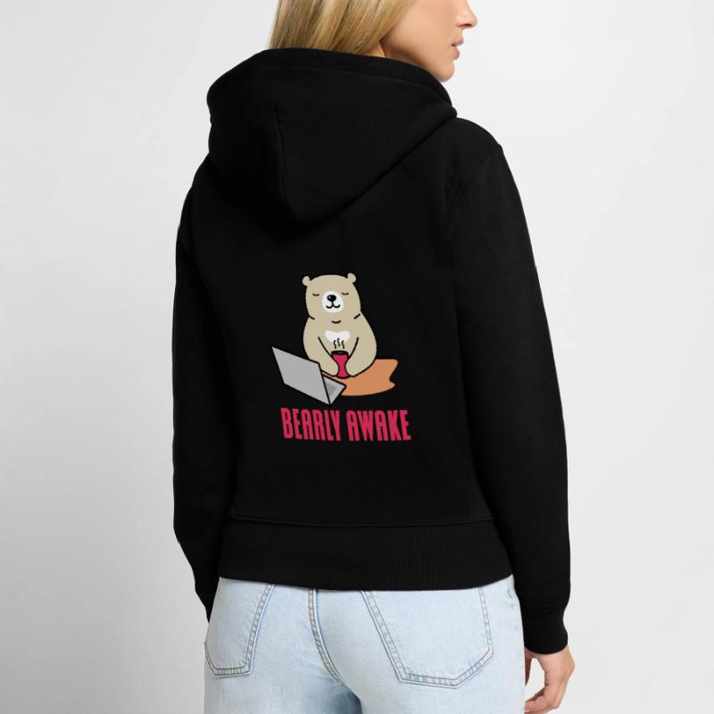 Programmierer Compuer Nerd Coder Software Geschenk Frauen Premium Bio Zip Hoodie