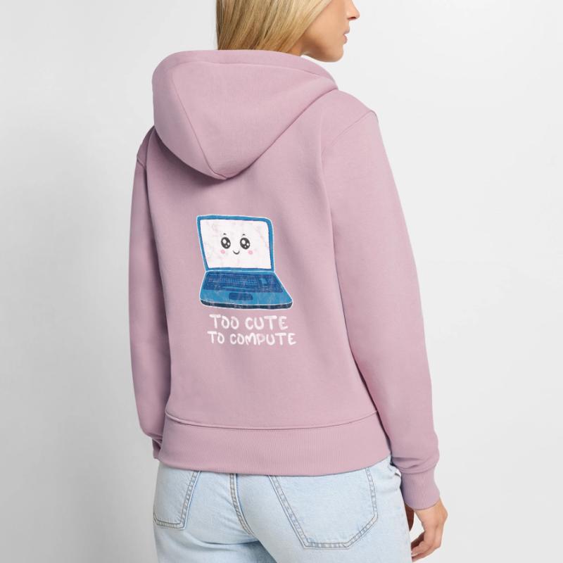 Computer Nerd PC Programmer Computer Science Gift Women's Premium Organic Zip Hoodie