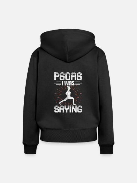 Physiotherapeut Physiotherapie Physio Geschenk - Frauen Premium Bio Zip Hoodie - Schwarz
