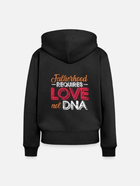 Stiefvater - Frauen Premium Bio Zip Hoodie - Schwarz