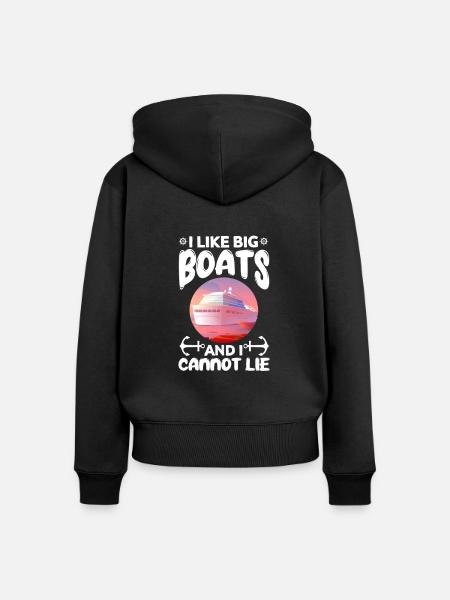 Kreuzfahrt - Frauen Premium Bio Zip Hoodie - Schwarz