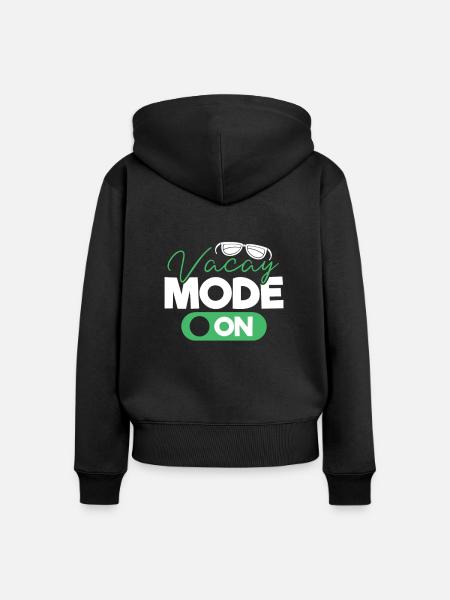 Kreuzfahrt - Frauen Premium Bio Zip Hoodie - Schwarz