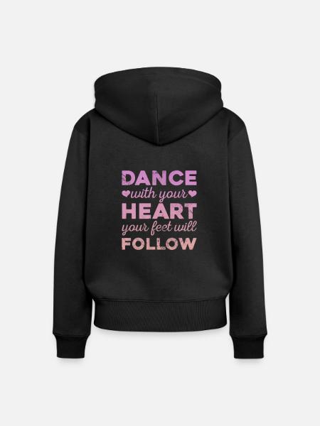 Ballett - Frauen Premium Bio Zip Hoodie - Schwarz